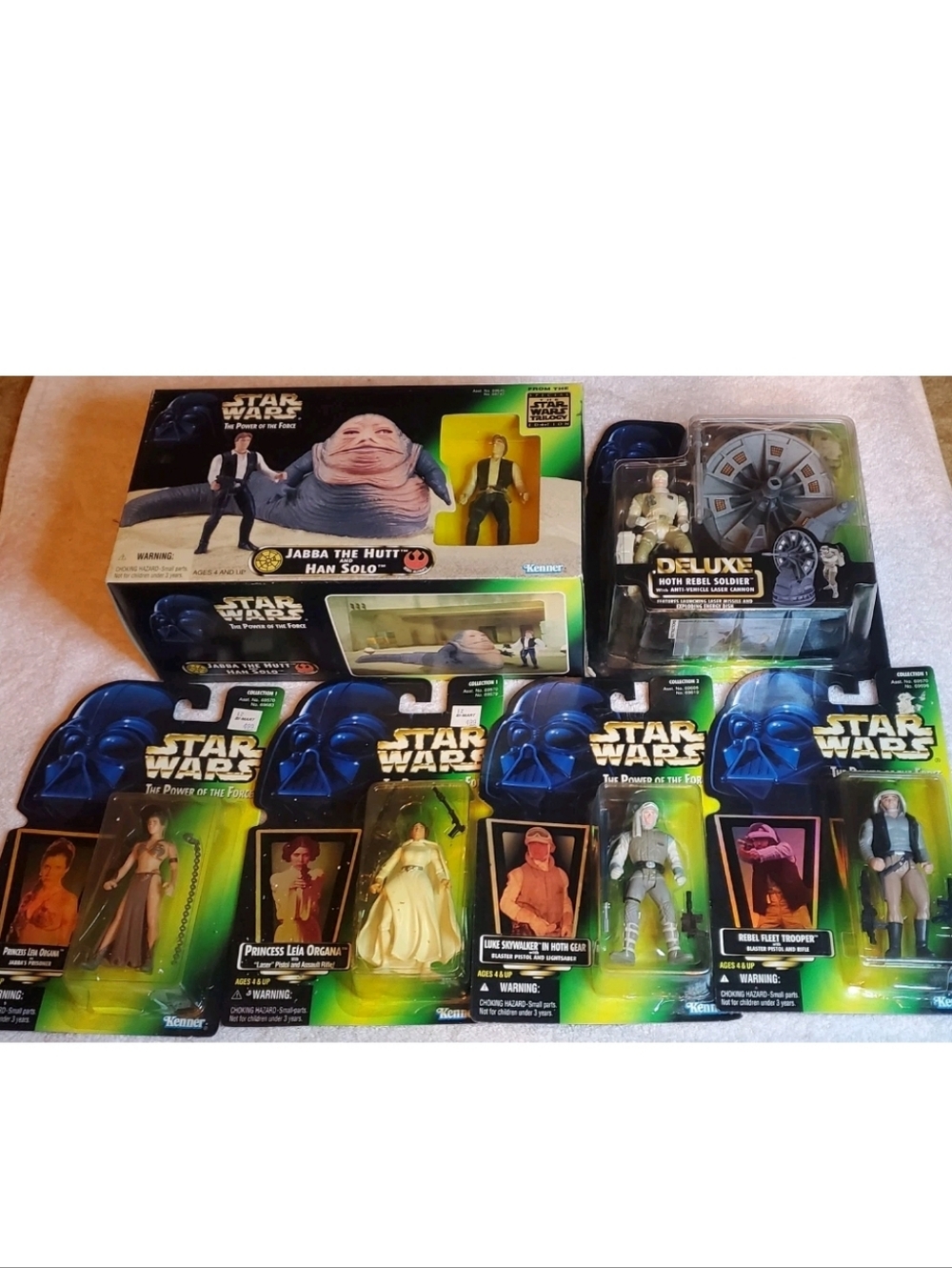 Star Wars Princess Leia Organa Figure in White with Green Packaging